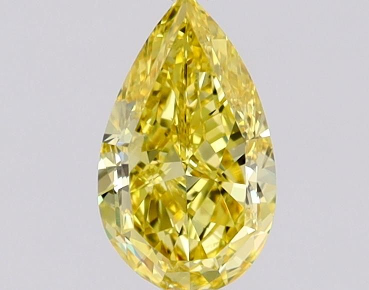 Diament 0.51 ct Fancy Vivid Yellow/VS2