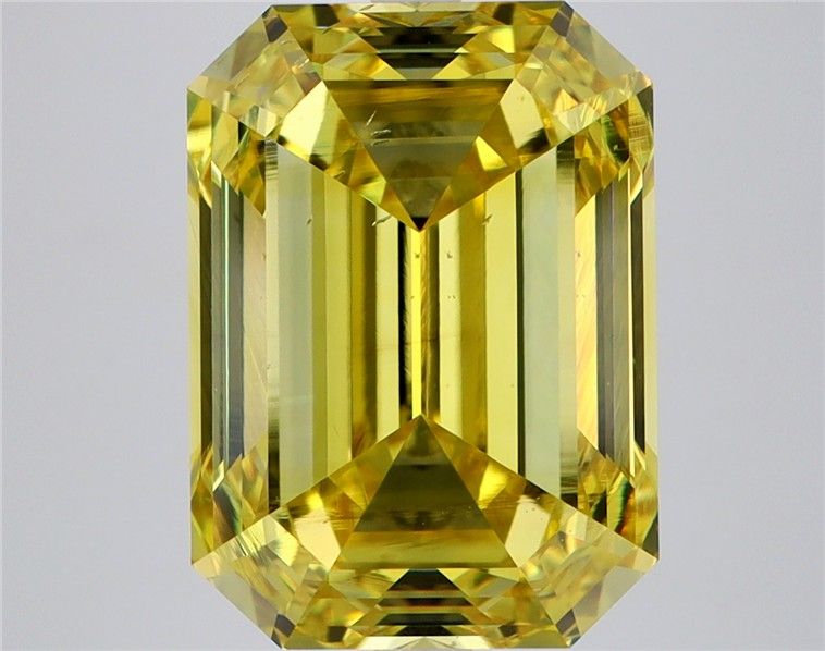 Diament 7.69 ct Fancy Vivid Yellow/SI1