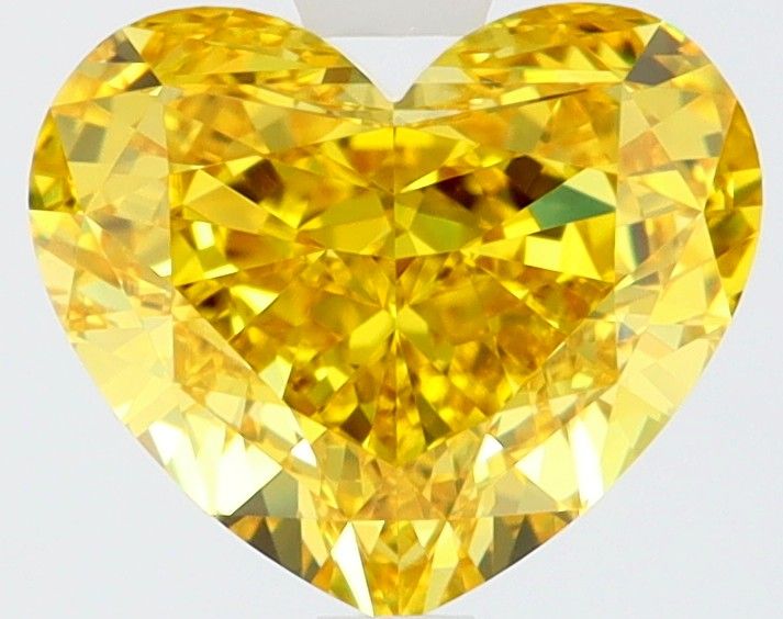 Diament 2.08 ct Fancy Vivid Orangey Yellow/VS1