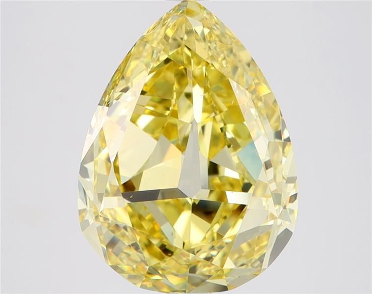 Diament 3.01 ct Fancy Vivid Yellow/VS1