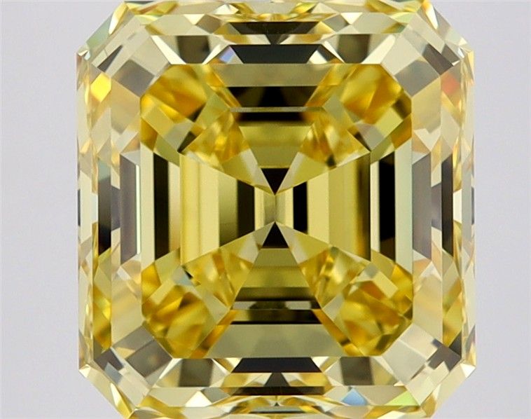 Diament 4.46 ct Fancy Vivid Yellow/VS2