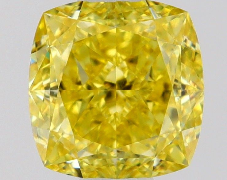 Diament 0.51 ct Fancy Vivid Yellow/VS1