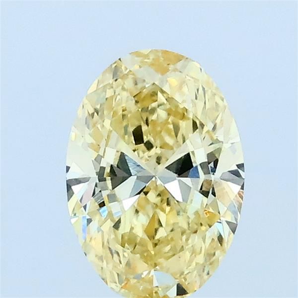 0.77 CT Fancy Yellow OVAL