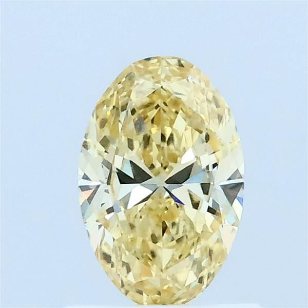 0.59 CT Fancy Yellow OVAL