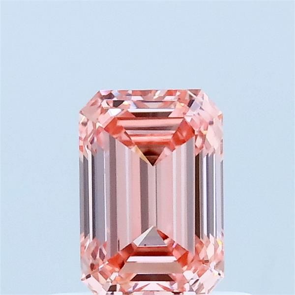 0.72 CT Fancy Vivid Pink EMERALD