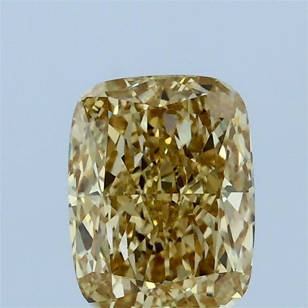 1.02 CT Fancy Yellow CUSHION MODIFIED