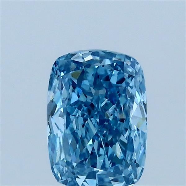 0.69 CT Fancy Vivid Blue CUSHION MODIFIED
