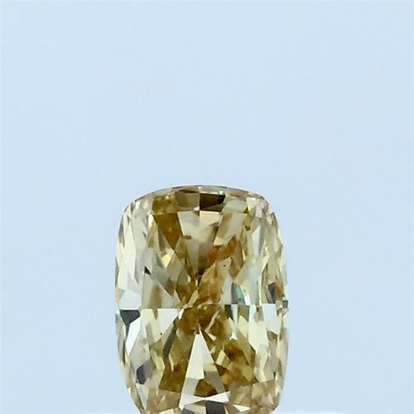 0.34 CT Fancy Light Yellow CUSHION MODIFIED