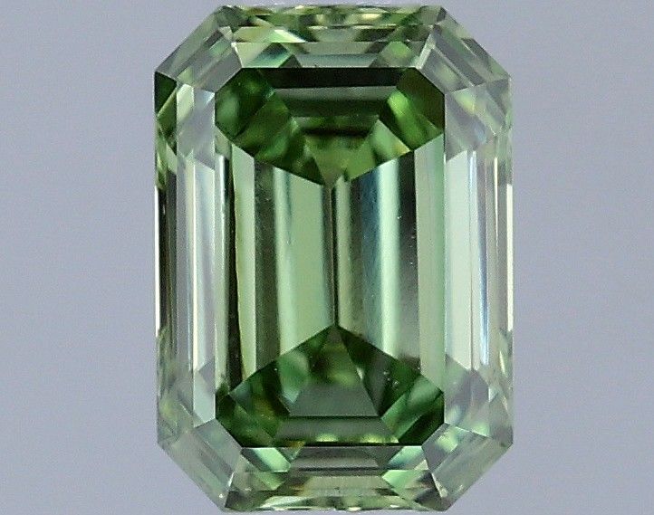 0.52 CT Fancy Vivid Green EMERALD
