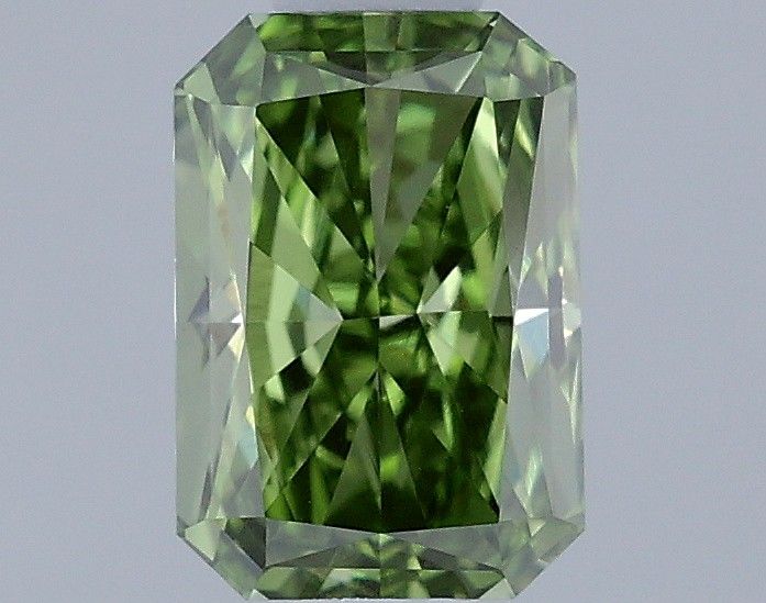 0.72 CT Fancy Vivid Green RADIANT