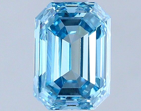 0.75 CT Fancy Vivid Blue EMERALD