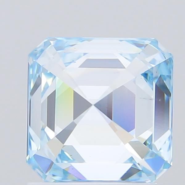1.51 CT Fancy Intense Blue ASSCHER