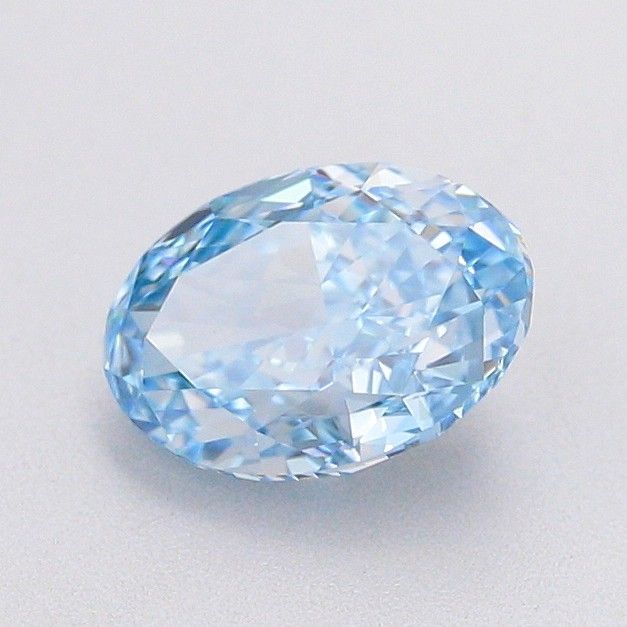 1.02 CT Fancy Vivid Blue OVAL