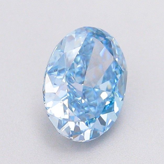 1.04 CT Fancy Vivid Blue OVAL