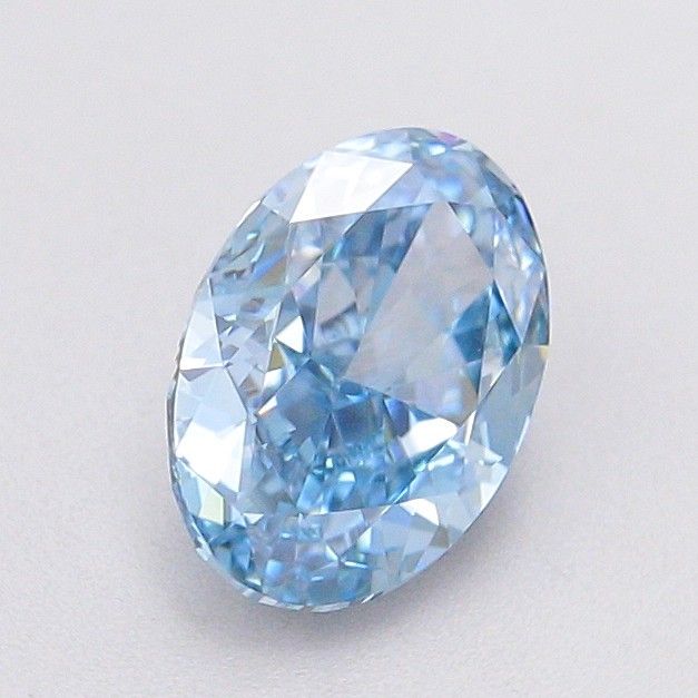 1.01 CT Fancy Vivid Blue OVAL