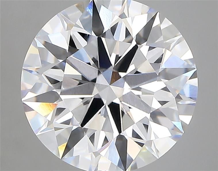 Diamant Rond 3.81 ct - Couleur D - Pureté VVS2