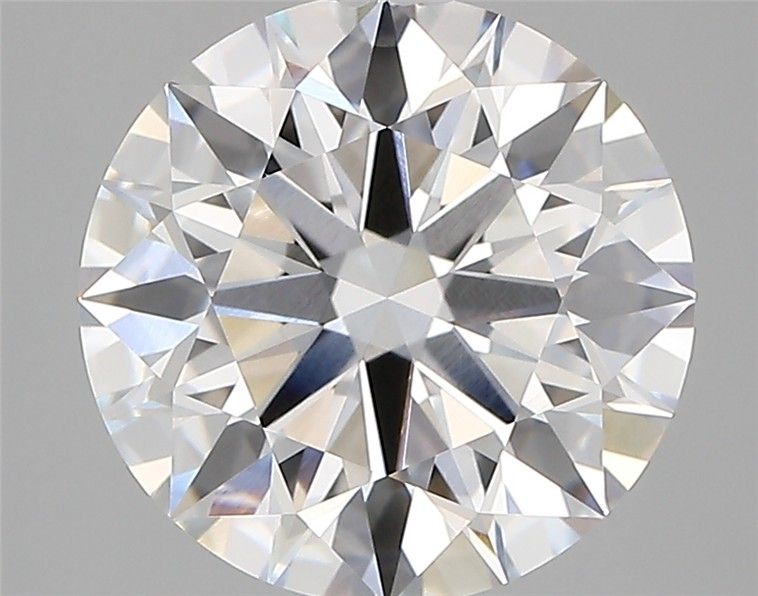 Diamant Rond 3.86 ct - Couleur D - Pureté VVS2