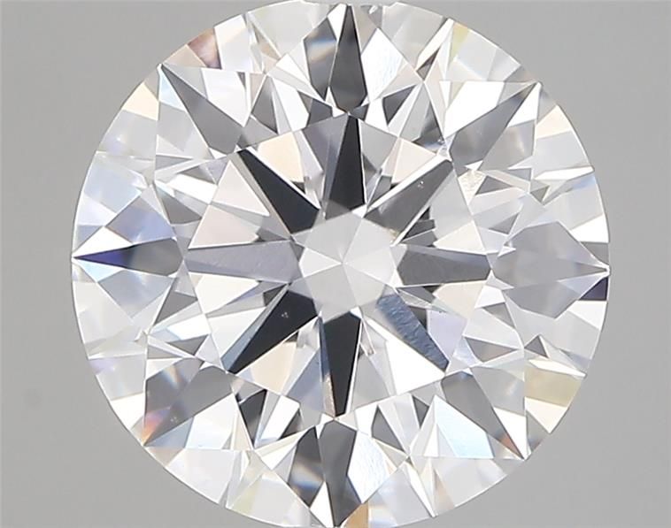 Diamant Rond 3.74 ct - Couleur E - Pureté VVS2
