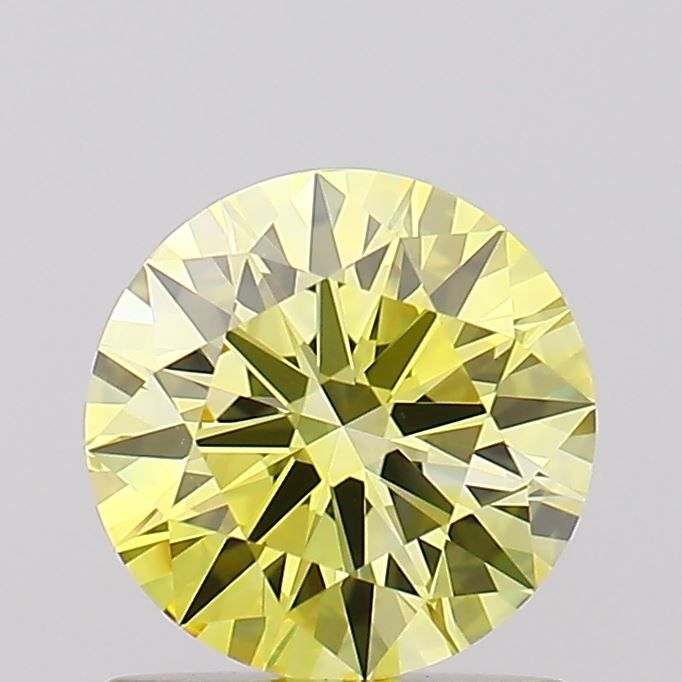 0.97 CT Fancy Intense Yellow ROUND