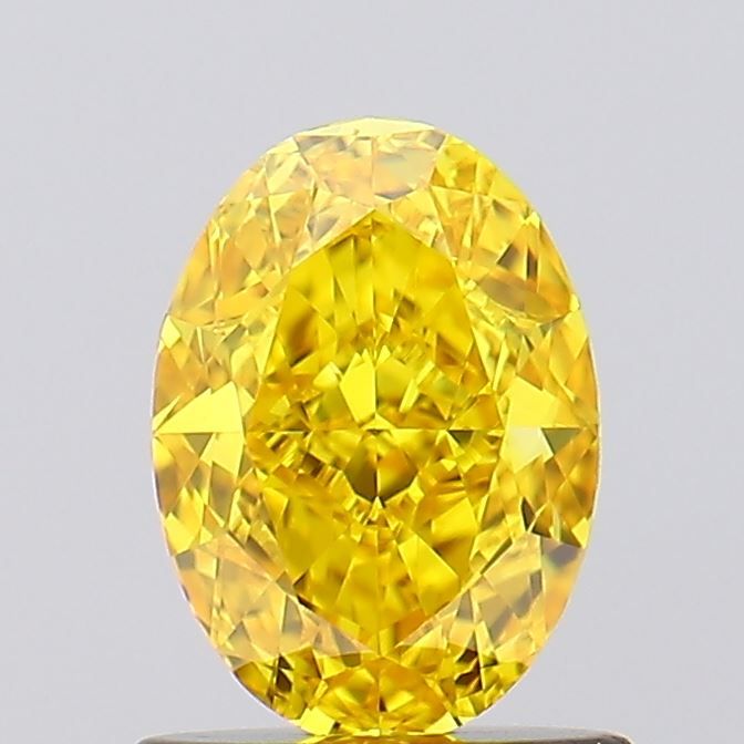1.1 CT Fancy Vivid Yellow OVAL