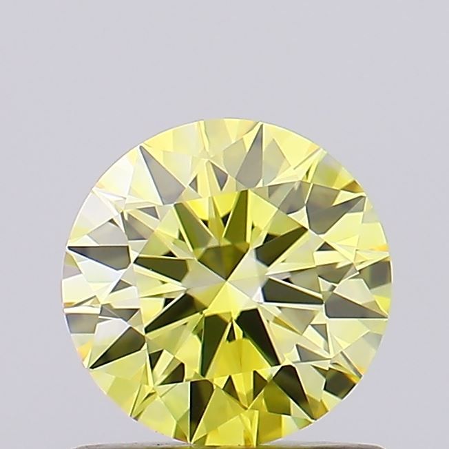 0.7 CT Fancy Yellow ROUND