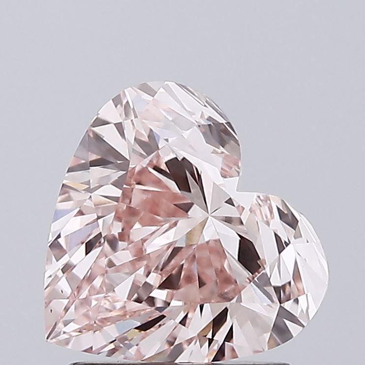 1.54 CT Fancy Intense Pink HEART