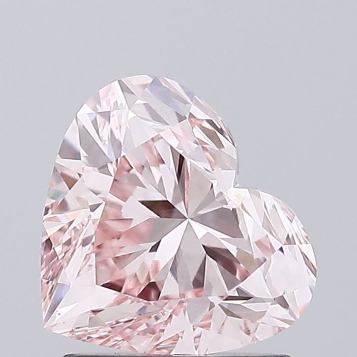 1.52 CT Fancy Intense Pink HEART