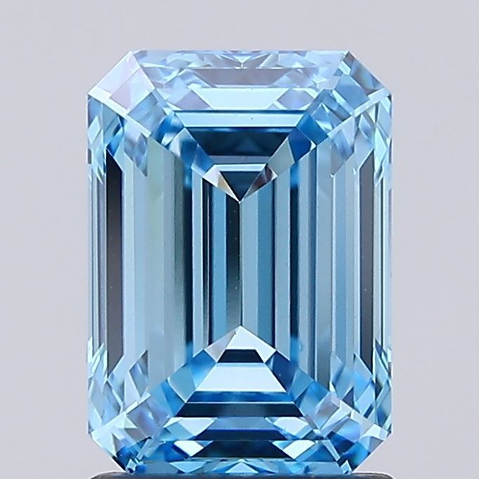 2.05 CT Fancy Vivid Blue EMERALD