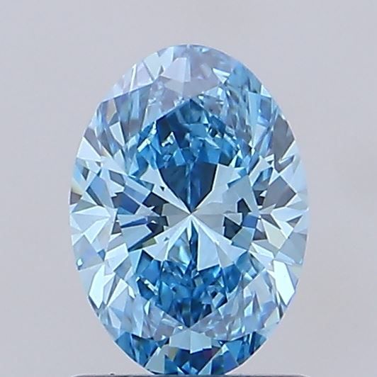 1.01 CT Fancy Vivid Blue OVAL