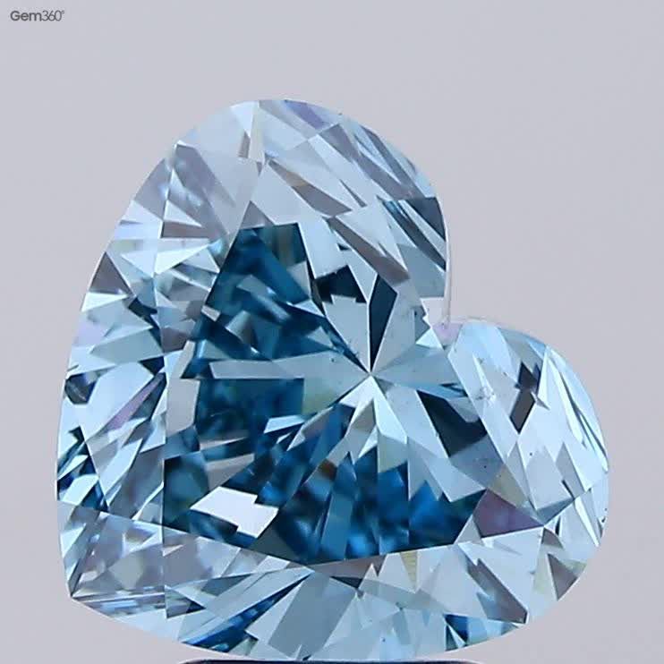3.86 ct Heart diamond