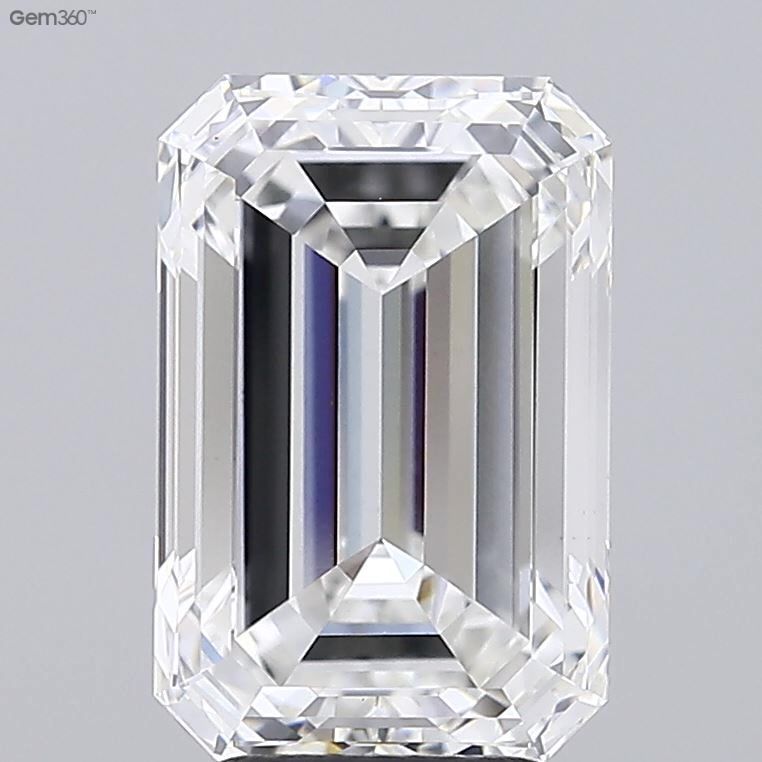 5.04 ct. emerald Lab Grown Diamond front image