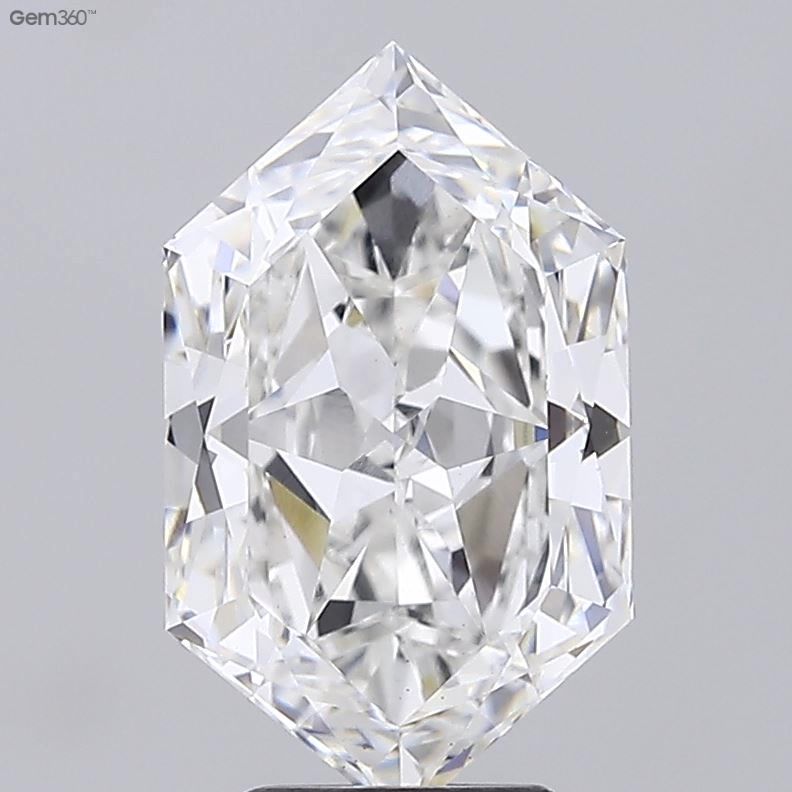 5.06 ct lab-grown Hexagonal Diamond