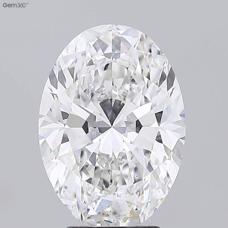 4.52 ct. oval Lab Grown Diamond front image