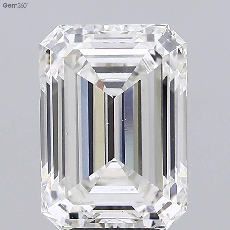 5.51 ct. emerald Lab Grown Diamond front image
