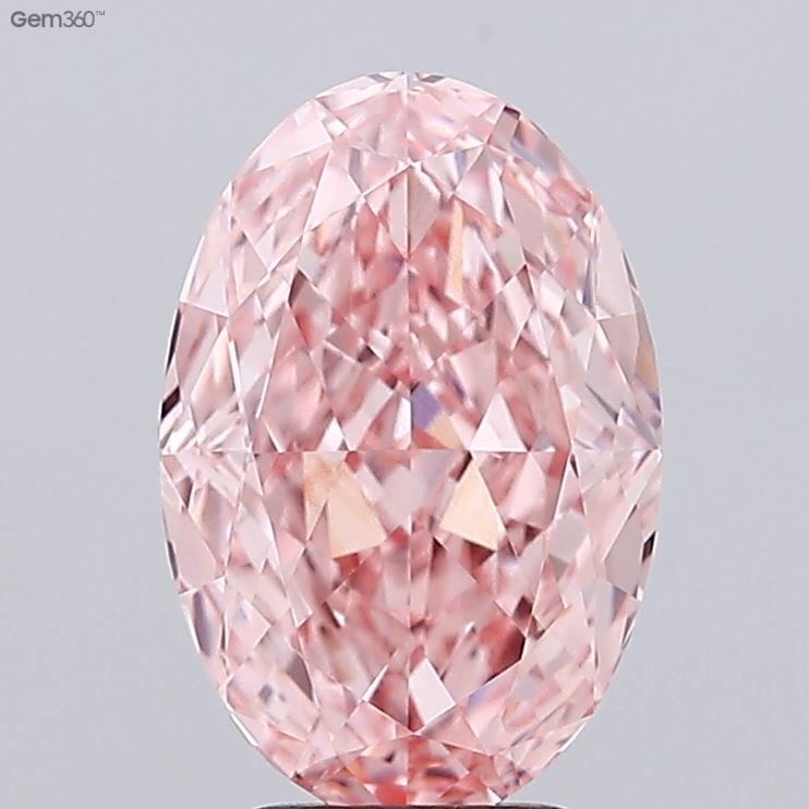 4.17 ct. oval Lab Grown Diamond front image