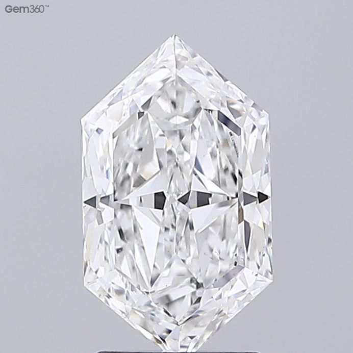 2.01 ct lab-grown Hexagonal Diamond