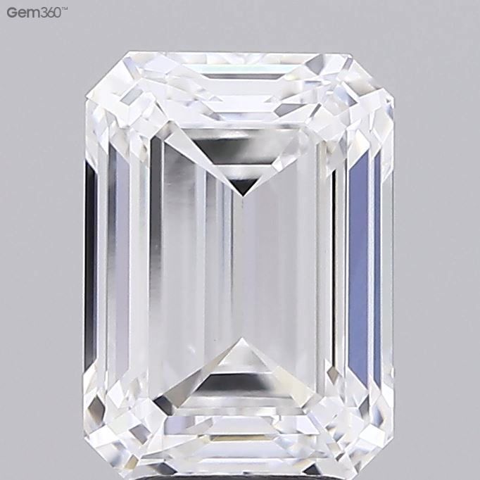 3.01 ct. emerald Lab Grown Diamond front image