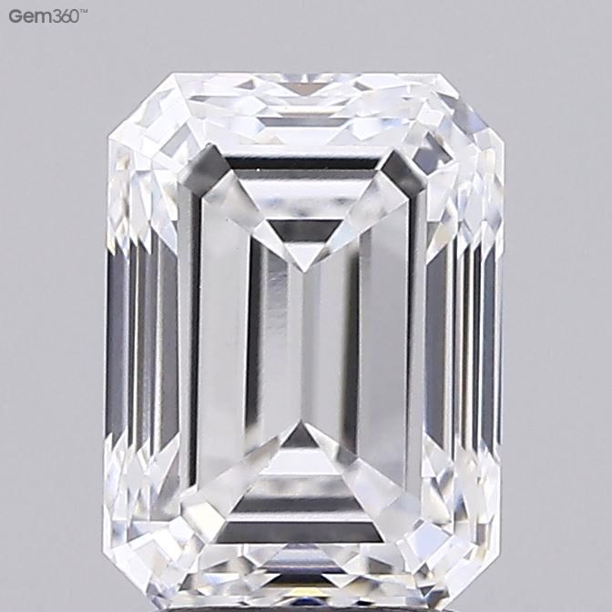 2.53 ct. emerald Lab Grown Diamond front image