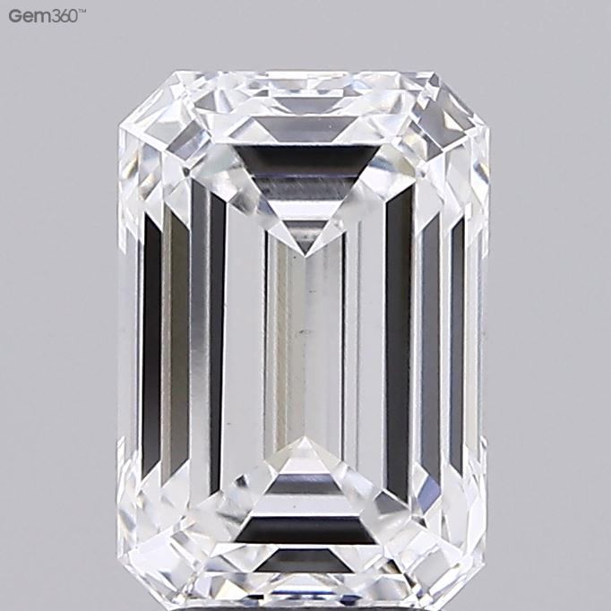 2.56 ct. emerald Lab Grown Diamond front image