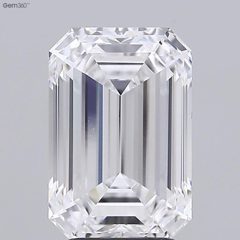 3.77 ct. emerald Lab Grown Diamond front image
