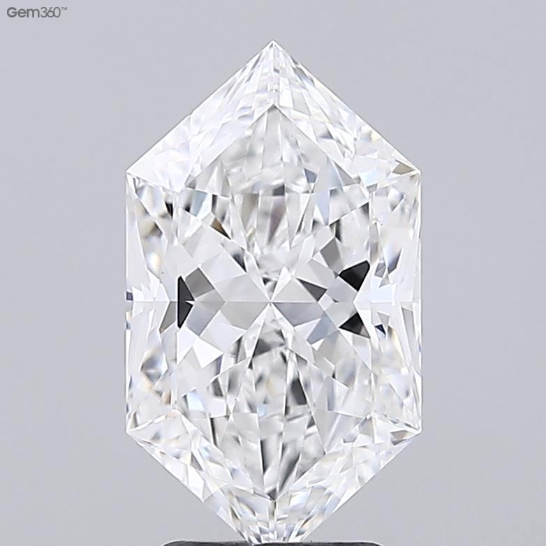 4.03 ct lab-grown Hexagonal Diamond