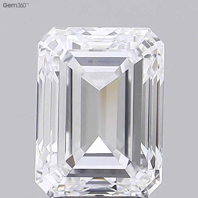 3.04 ct. emerald Lab Grown Diamond front image