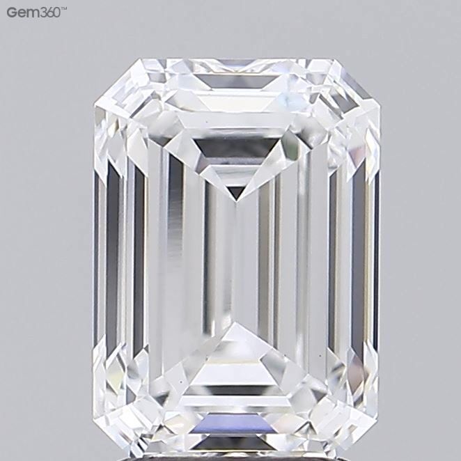 2.76 ct. emerald Lab Grown Diamond front image