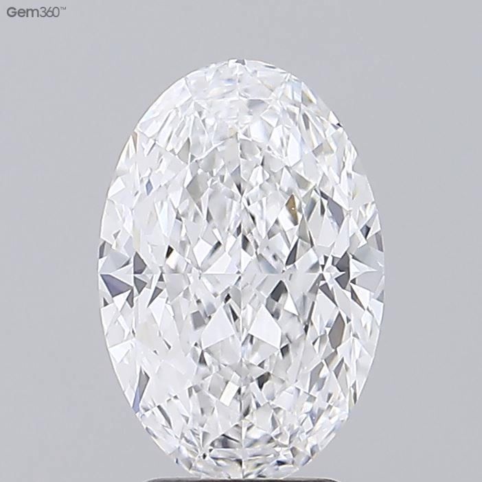 3.40 ct. oval Lab Grown Diamond front image