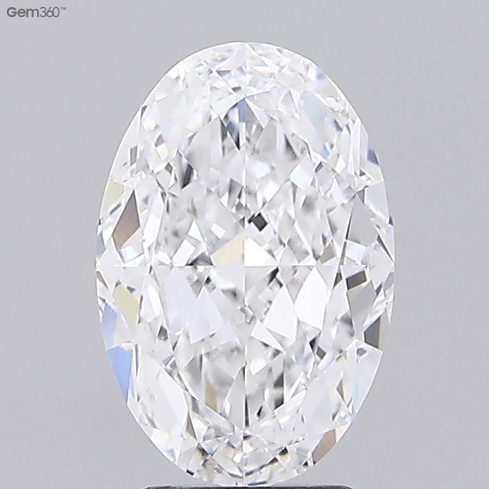 3.89 ct. oval Lab Grown Diamond front image