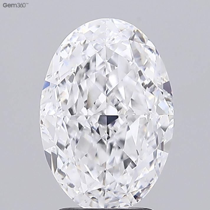 3.55 ct. oval Lab Grown Diamond front image