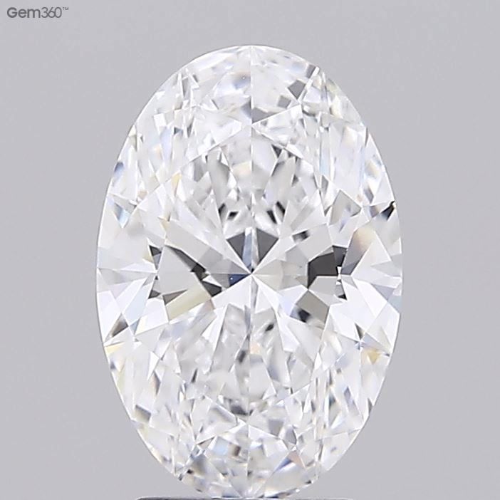 3.01 ct. oval Lab Grown Diamond front image