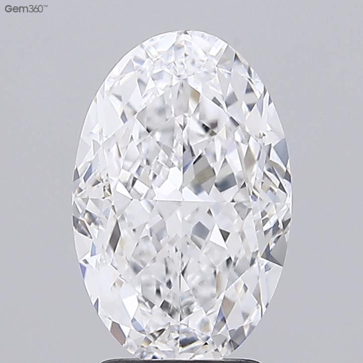3.62 ct. oval Lab Grown Diamond front image