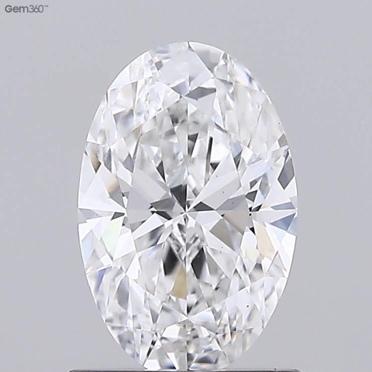 1.00 ct. oval Lab Grown Diamond front image