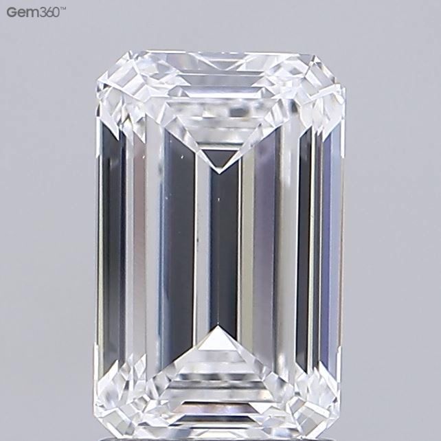 2.37 ct. emerald Lab Grown Diamond front image